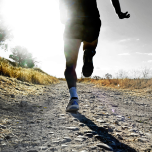 Competetive sports, man running